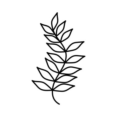 decorative hand drawn lines floral