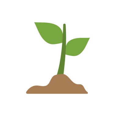 Sprout icon design template illustration isolated