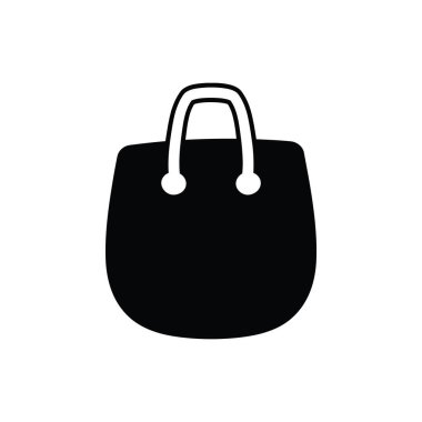 Shopping bag icon design template isolated