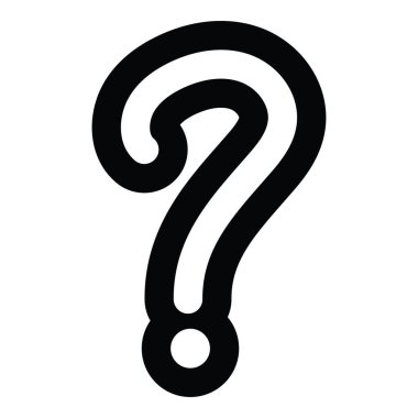Question mark icon design template isolated