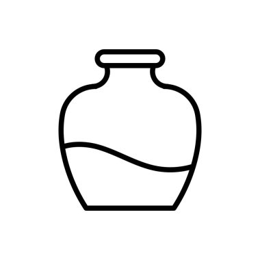 Honey pot icon clip art illustration isolated