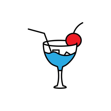 Party drink icon clipart illustration vector design