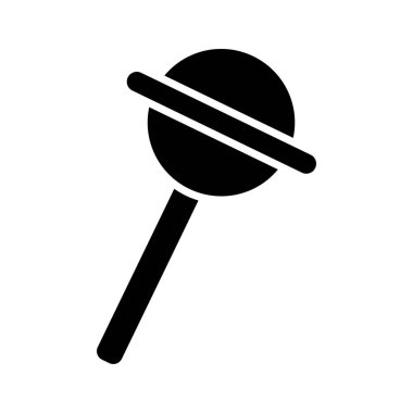 Lollipop icon silhouette clipart illustration design