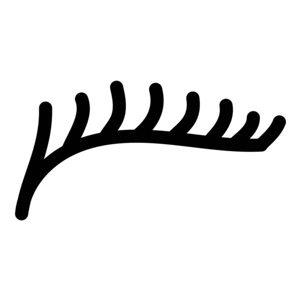Plantilla Diseño Icono Logotipo Pestañas Ilustración — Vector de stock