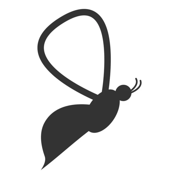 Abeille Logo Silhouette Icône Design Modèle Illustration Isolé — Image vectorielle