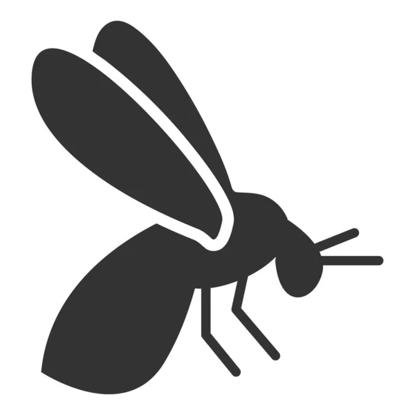 蜜蜂标识轮廓图标设计模板图解隔离 — 图库矢量图片