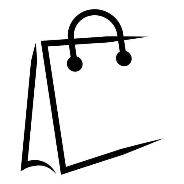 Bolsa Compras Logotipo Icono Diseño Plantilla Aislada — Vector de stock