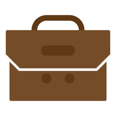 Evrak çantası simgesi tasarımı illüstrasyon klişe şablonu