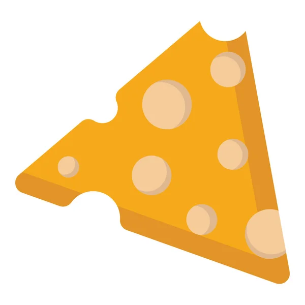 Peynir Simgesi Clipart Tasarım Resimleme Şablonu — Stok Vektör