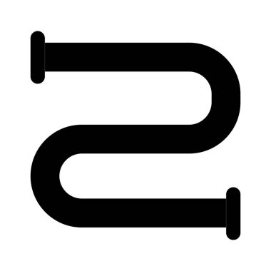 Simge silueti tasarımı şablonu izole edilmiş illüstrasyon