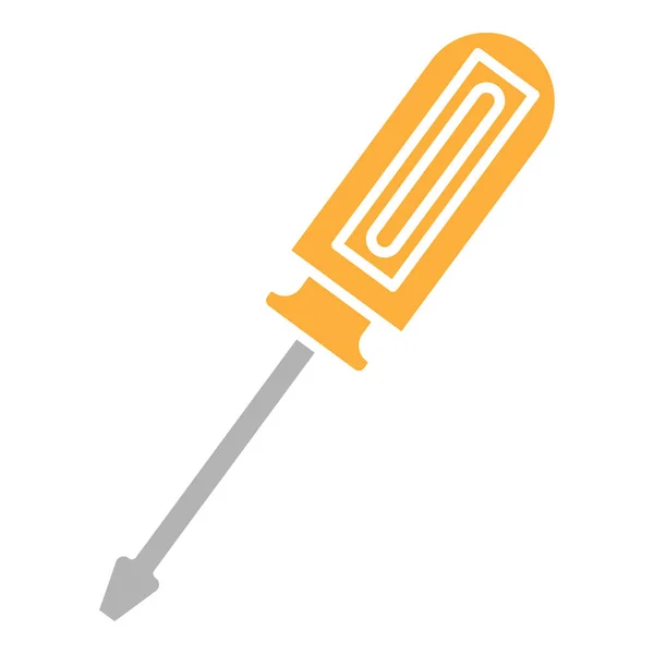 Screwdriver Icon Clipart Design Template Isolated Illustration — 스톡 벡터