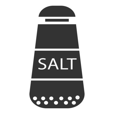 Tuz simgesi klip tasarım şablonu izole illüstrasyon