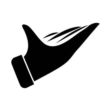 El simgesi tasarım şablonu izole illüstrasyon