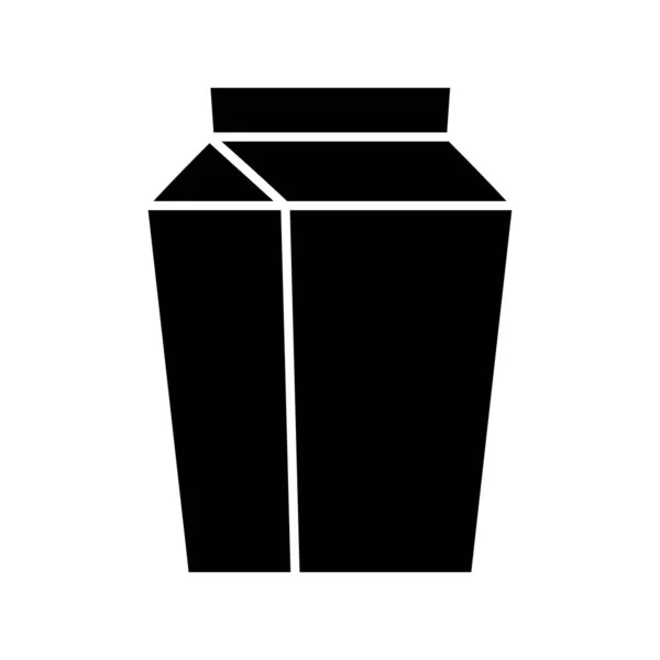 Milk Box Icon Design Template Isolated Illustration — Stock Vector