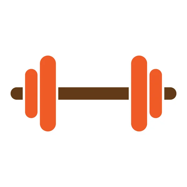 Dumbbell Icono Diseño Plantilla Vector Aislado — Archivo Imágenes Vectoriales