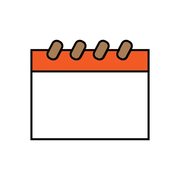 Kalender Symbol Cliparts Design Illustration Isoliert — Stockvektor