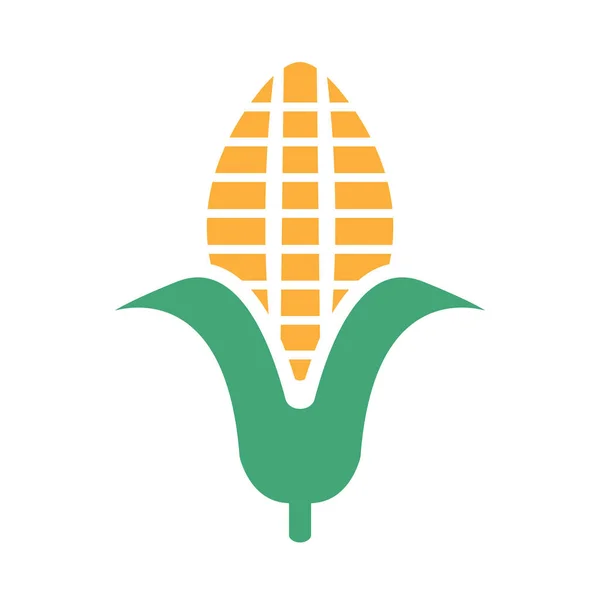 Изолированный Шаблон Кукурузных Иконок Лицензионные Стоковые Иллюстрации