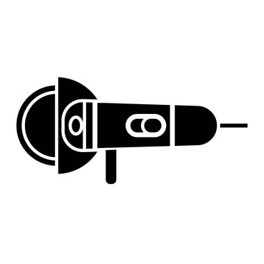 Hand grinder icon clipart design template isolated