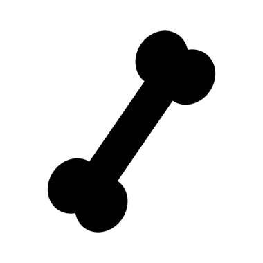 Bone icon silhouette design illustration isolated