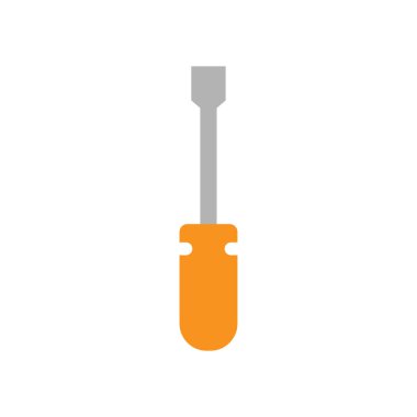Screwdriver icon design template vector isolated illustration