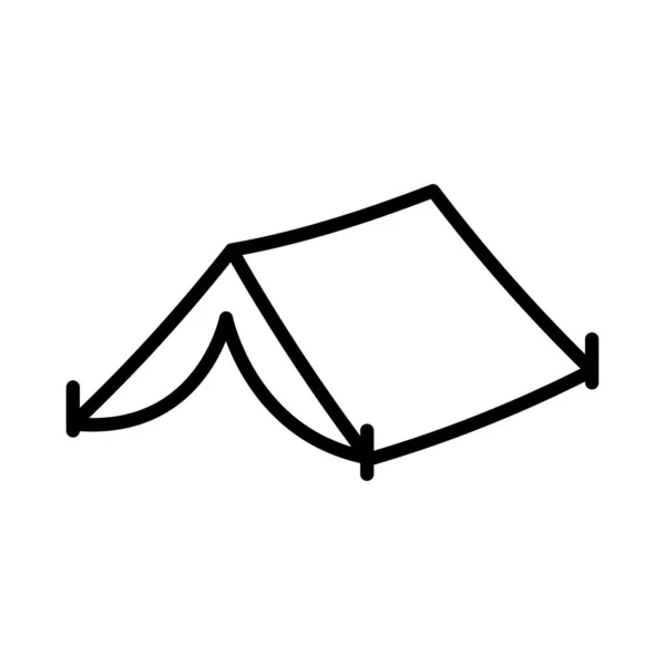 Шаблон Иконкой Палатки — стоковый вектор