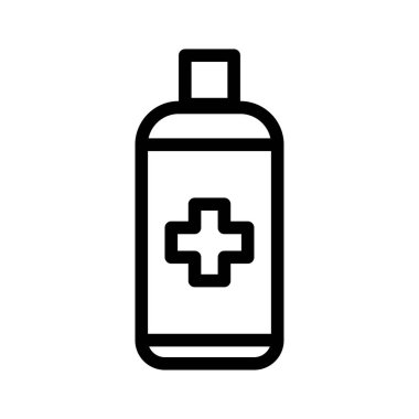 simge çizgi tasarım şablonu izole illüstrasyon