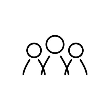 Topluluk simgesi tasarım şablonu izole edildi