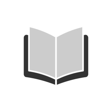 Kitap simgesi tasarım şablonunu aç