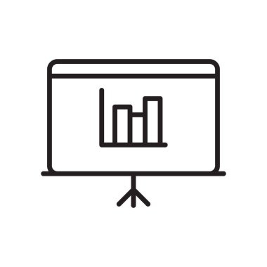 Sunum logosu tasarım şablonu izole illüstrasyonu