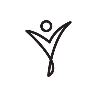 Wellness logo tasarım şablonu izole illüstrasyonu