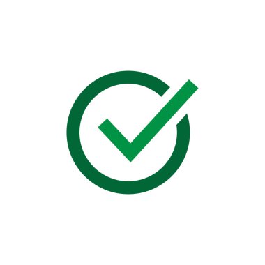 İşaretli simge logo tasarım şablonu izole resimleme