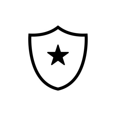 Amblem simgesi logo tasarım şablonu izole resimleme