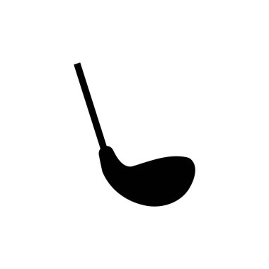 Golf çubuğu simgesi logo tasarım şablonu izole resimleme