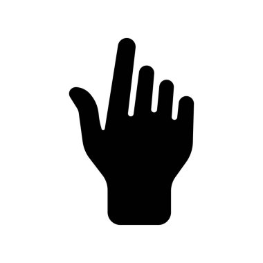 El simgesi logo tasarım şablonu izole illüstrasyon