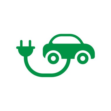 EV simge logo tasarımı şablonu izole edilmiş illüstrasyon