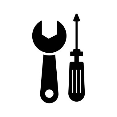 Tools icon logo design template isolated illustration clipart