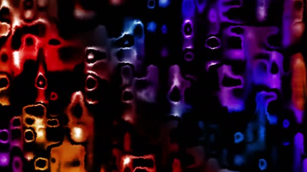 Abstraktní Pozadí Barevnými Světly Krásnými Vzory — Stock video