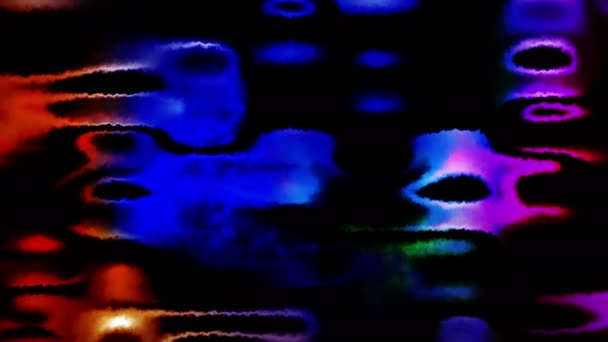 カラフルな光と美しいパターンを持つ抽象的な背景 — ストック動画
