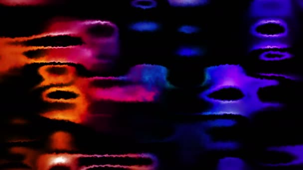 Abstraktní Pozadí Barevnými Světly Krásnými Vzory — Stock video