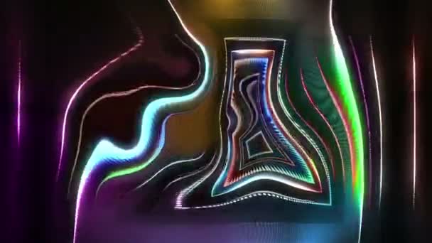 Abstract Background Colorful Lights Beautiful Patterns — Stock Video