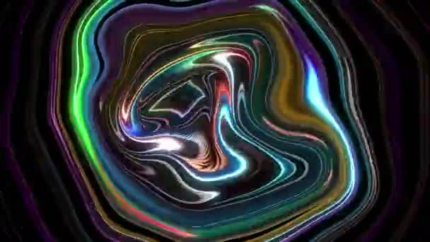 Abstracte Achtergrond Met Kleurrijke Lichten Mooie Patronen — Stockvideo