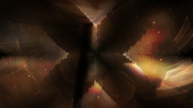 Hareket eden şekil ve parçacıkların geleceksel arkaplanı