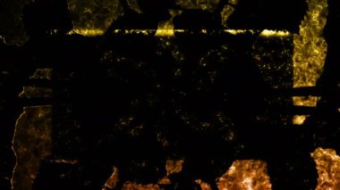 Hareket eden şekil ve parçacıkların geleceksel arkaplanı