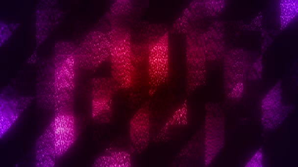 Abstraktní Pozadí Růžovými Fialovými Světly — Stock video