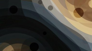 Çeşitli şekilleri ve hareket eden daireleri içeren yaratıcı arkaplan videosu