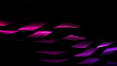 Hareket eden renkli şekillerin minimalist sanatsal karanlık arkaplanı