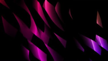 Hareket eden renkli şekillerin sanatsal koyu arkaplanı