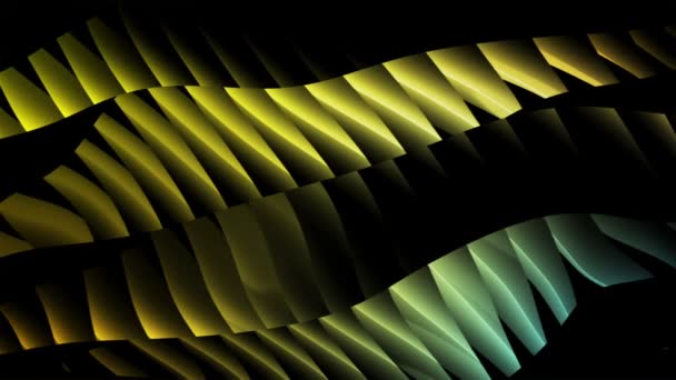 Artistic Dark Background Moving Colorful Shapes — Stock Video