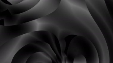 Siyah ve beyaz renklerde hareket eden şekillerin sanatsal minimalist arkaplanı