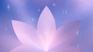 Renkli arkaplan ve güzel çiçeğin soyut çizimi